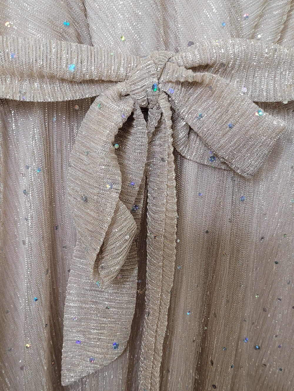 Baltic Born Grace Sparkle Gown In Champagne - Picture 7 of 13